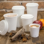 White Hot Paper Cups